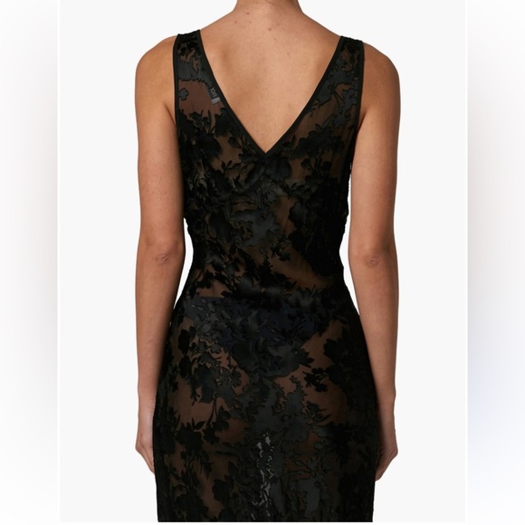 ROLLA’S ELIZA BLACK BURNOUT MAXI DRESS SZ 14/XL NEW WITH TAGS - Picture 6 of 16